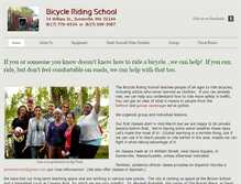 Tablet Screenshot of bicycleridingschool.org